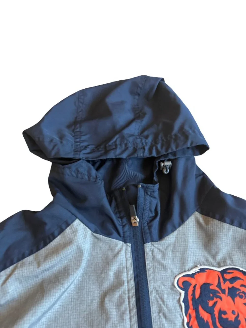NFL Lightweight Pullover Windbreaker Jacket Chicago Bears Football Size Medium